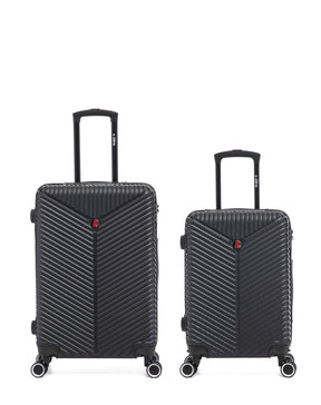 Lot de 2 Valises Rigides Taille Moyenne et Cabine GAITE