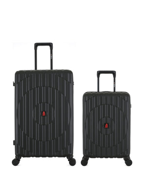 Lot de 2 Valises Rigides Grand Format et Cabine ODEON