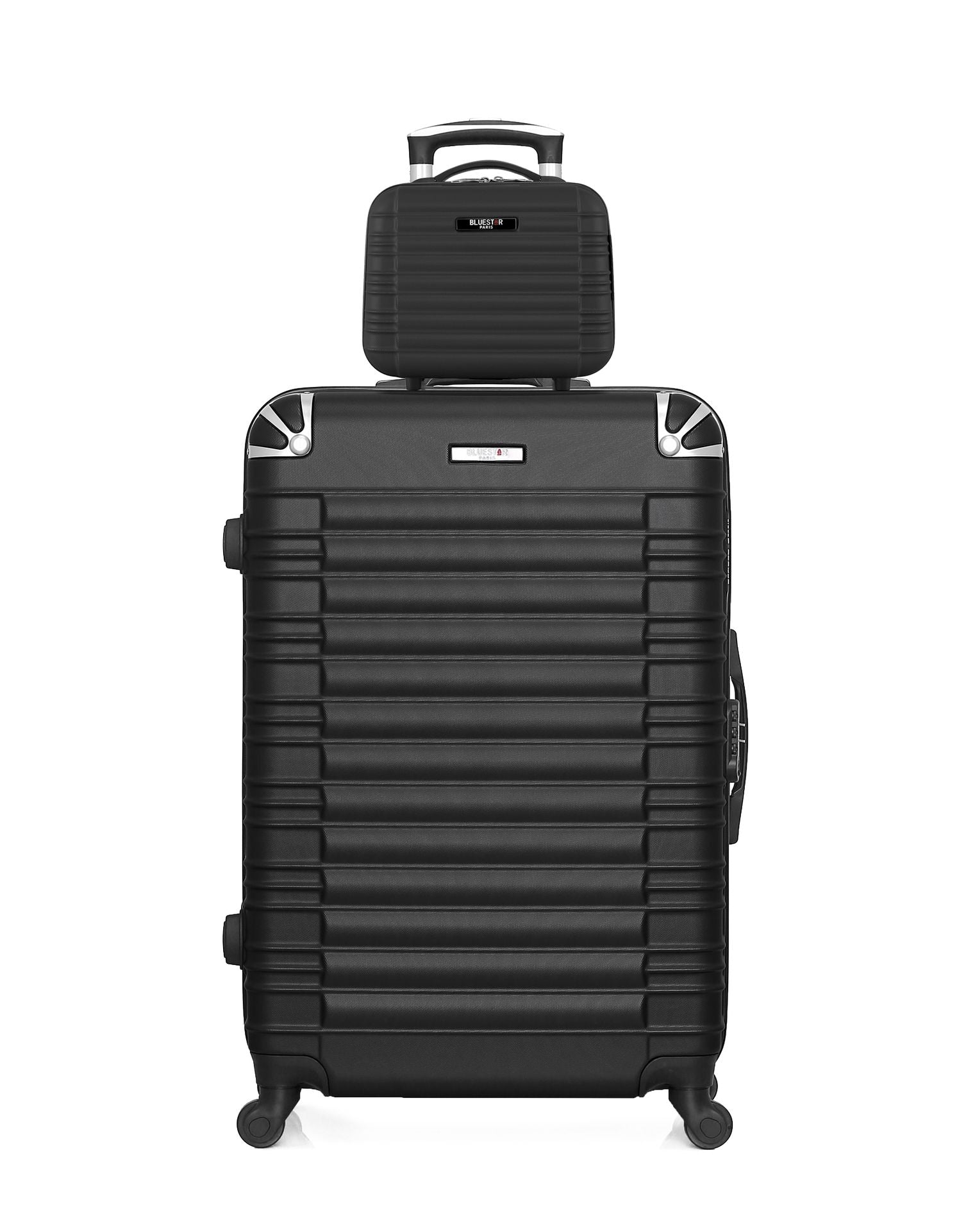 Hartschalenkofferset - Großer Koffer und Kosmetikkoffer Lima