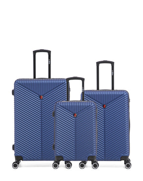 Lot de 3 Valises Rigides Grand Format, Taille Moyenne et Cabine GAITE