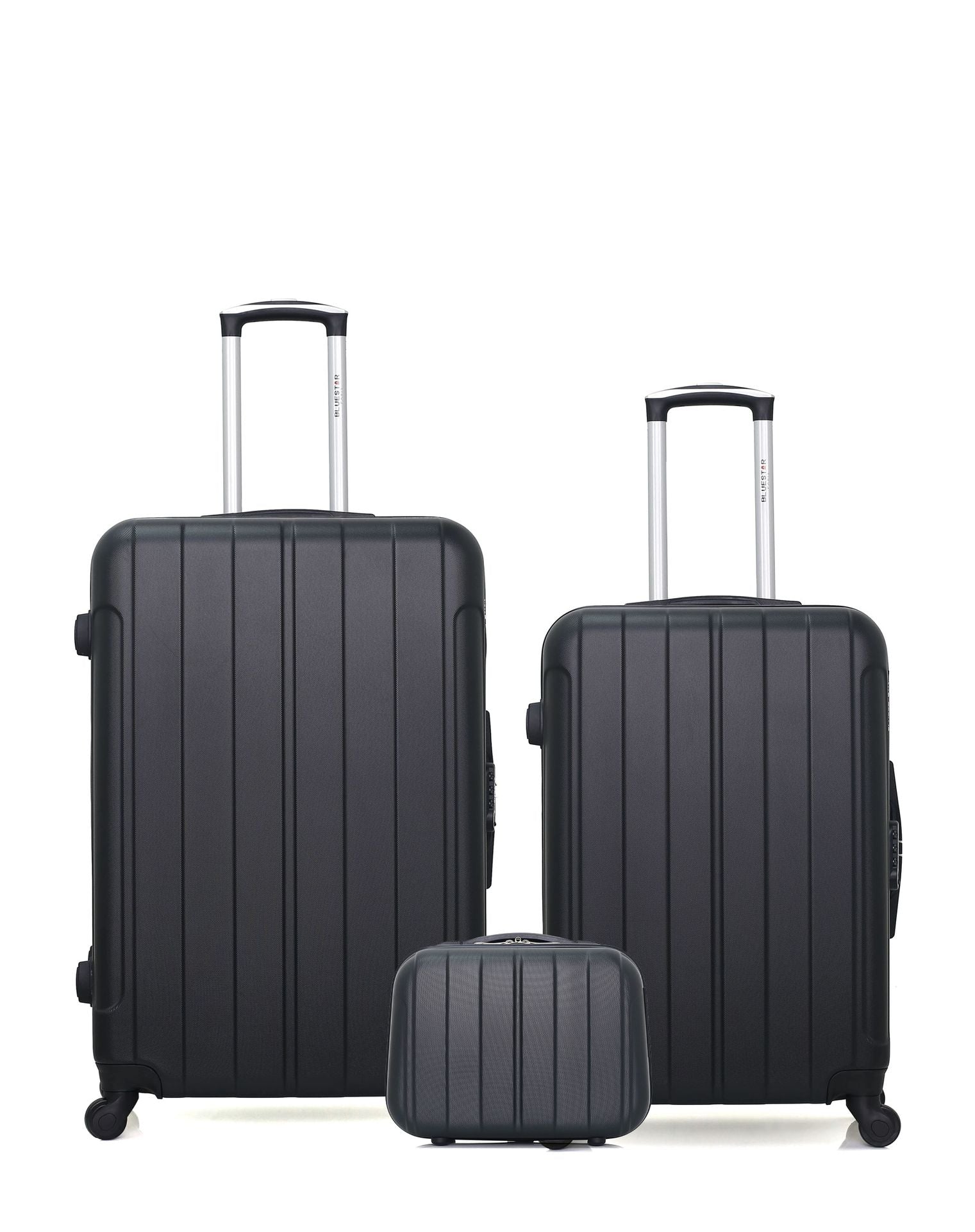 3er-Hartschalenkofferset - Großer Koffer, mittelgroßer Koffer und Kosmetikkoffer NAPOLI