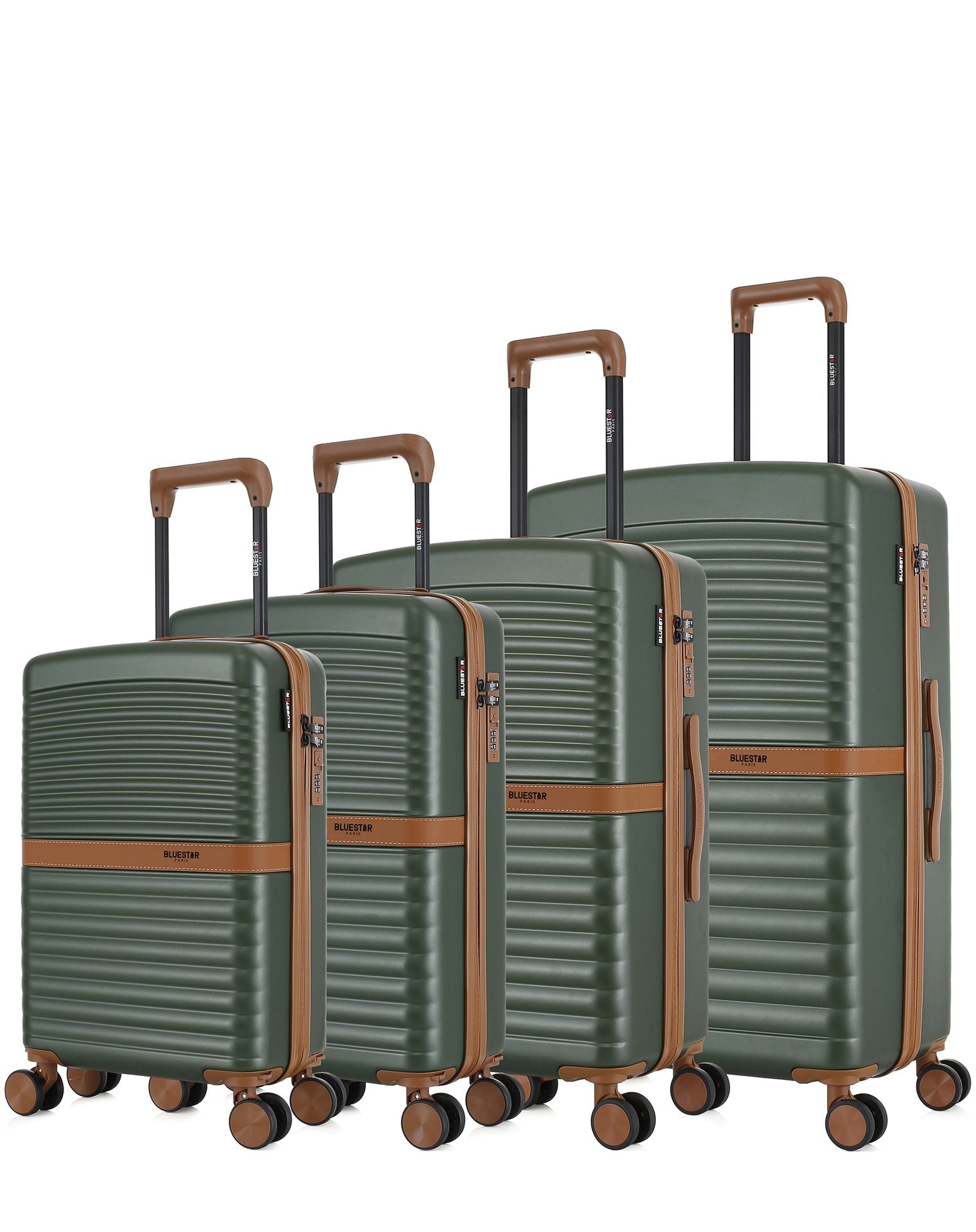 Set de 4 Valises Rigides Grand Format, Week-end, Cabine et Cabine XS BELAIR-O