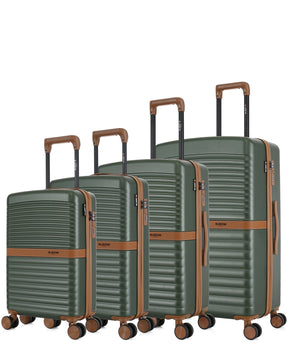 Set de 4 Valises Rigides Grand Format, Week-end, Cabine et Cabine XS BELAIR-O