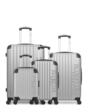 4er-Hartschalenkofferset - Großer Koffer, mittelgroßer Koffer, Handgepäck und Handgepäck XXS Bucarest