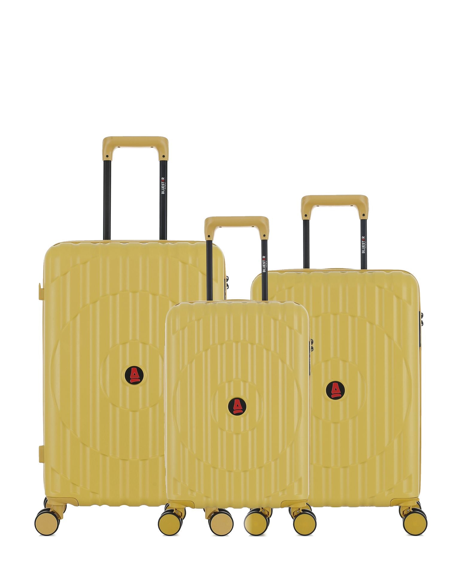 Lot de 3 Valises Rigides Taille Moyenne, Cabine et Cabine XS ODEON