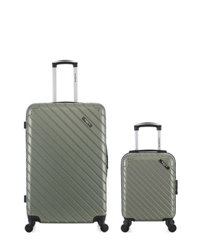 2er-Pack - Großer Koffer und Handgepäck XXS CITÉ
