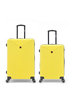 Lot de 2 Valises Rigides Grand Format et Taille Moyenne GAITE