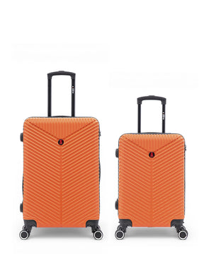 Lot de 2 Valises Rigides Taille Moyenne et Cabine GAITE