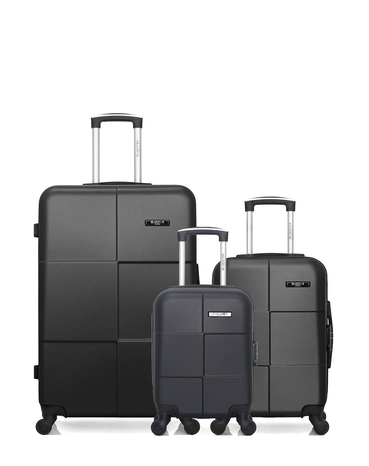 3er-Hartschalenkofferset - Großer Koffer, Handgepäck und Handgepäck XXS MIAMI