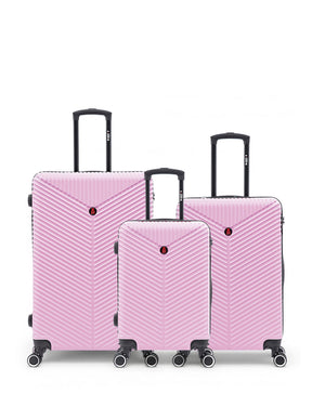 Lot de 3 Valises Rigides Grand Format, Taille Moyenne et Cabine GAITE