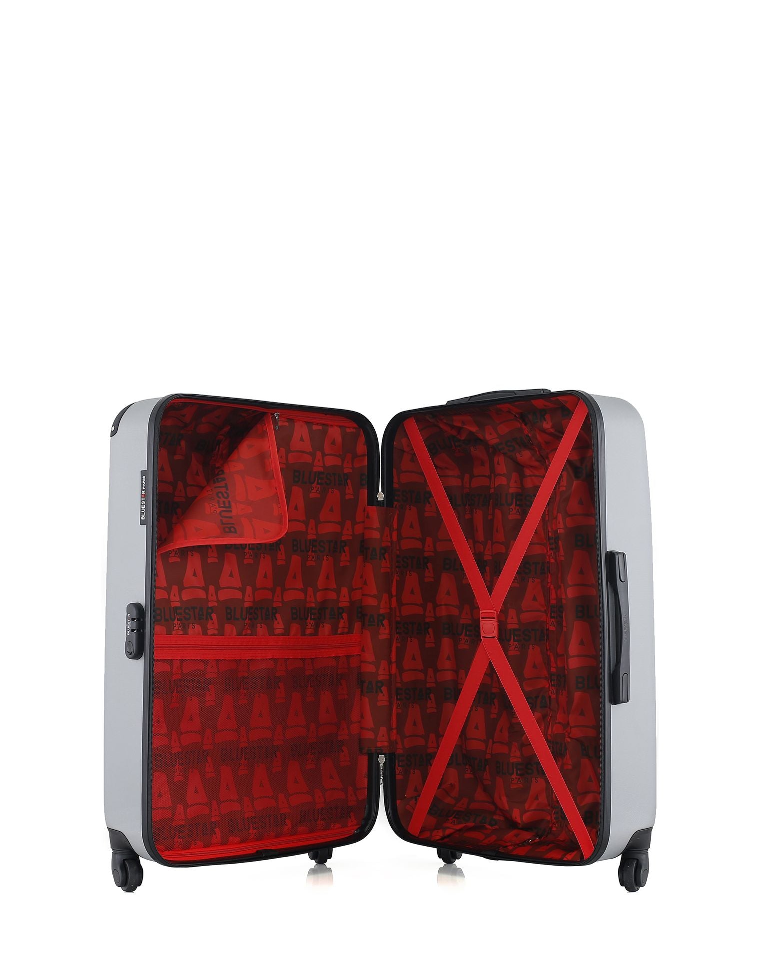 BLUESTAR – 3er-Pack – Großer Koffer OPERA, mittelgroßer Koffer OPERA und Handgepäck XXS BUCAREST