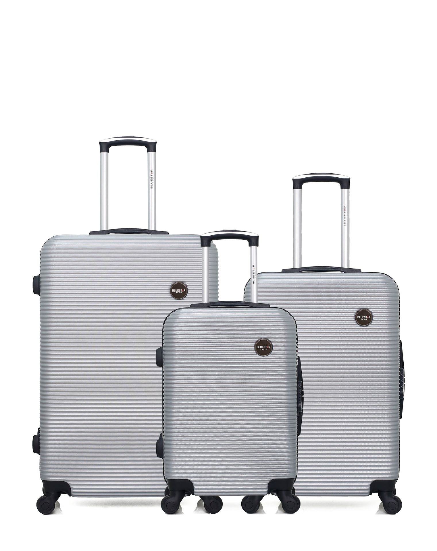 BLUESTAR – 3er-Pack – Großer Koffer, mittelgroßer Koffer und Handgepäck LONDON