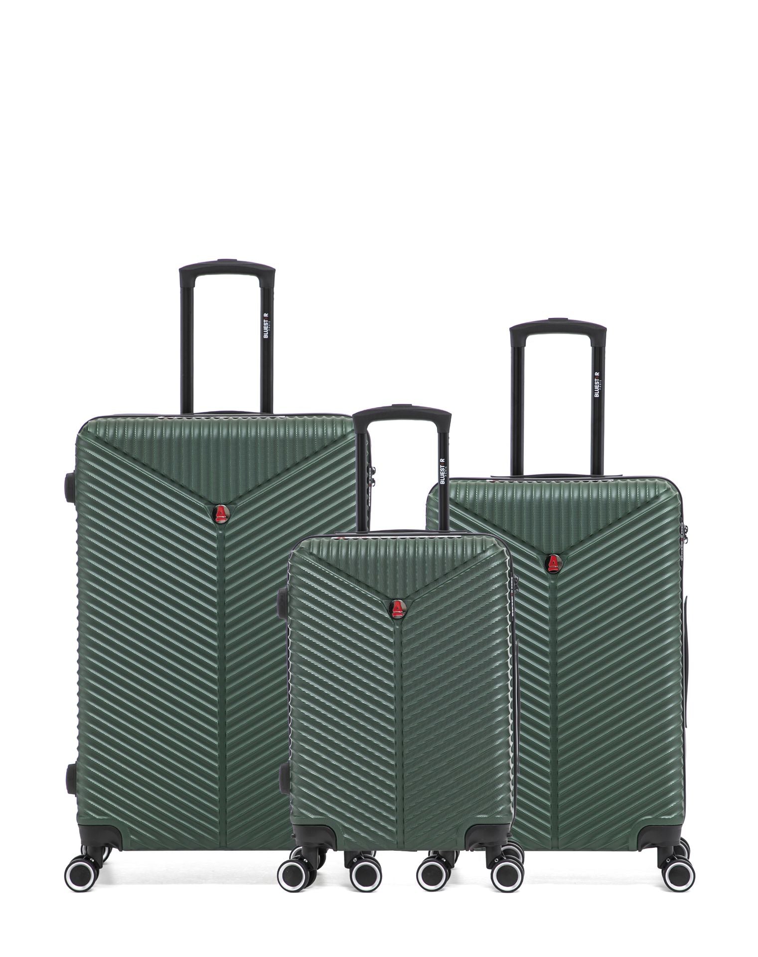 Lot de 3 Valises Rigides Grand Format, Taille Moyenne et Cabine GAITE