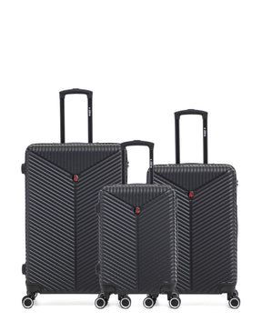 Lot de 3 Valises Rigides Grand Format, Taille Moyenne et Cabine GAITE