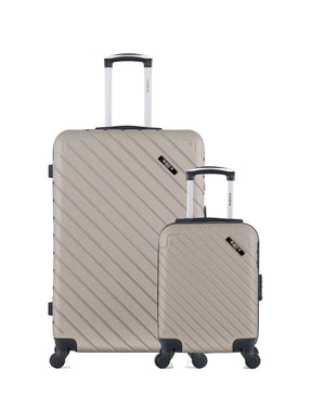 2er-Pack - Großer Koffer und Handgepäck XXS CITÉ