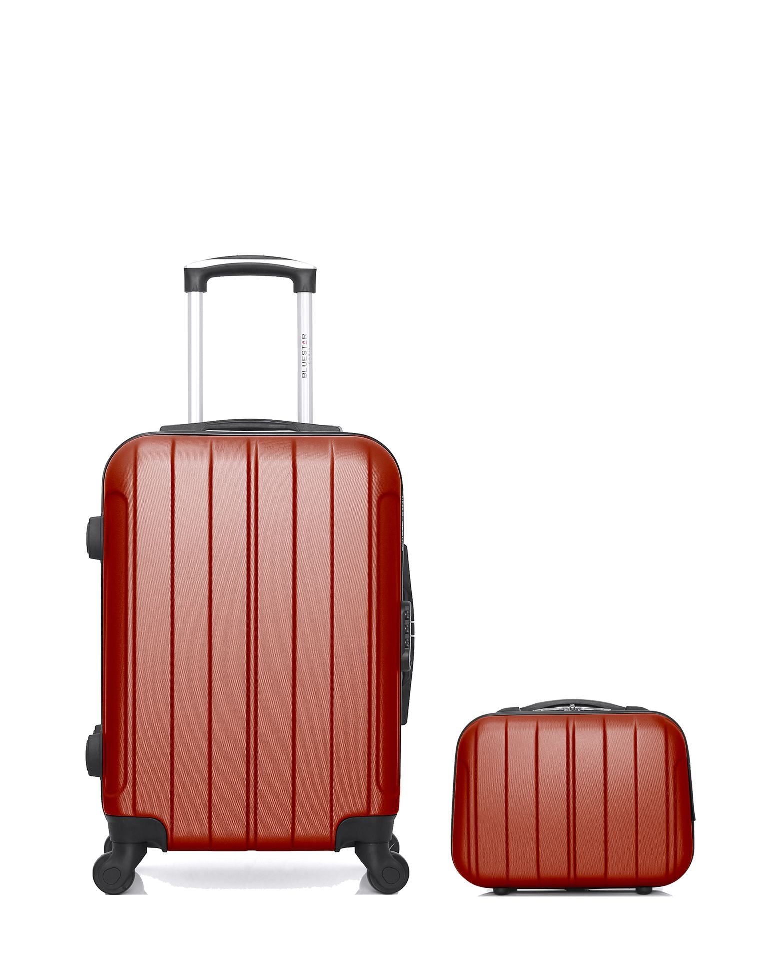 2er-Hartschalenkofferset - Handgepäck und Kosmetikkoffer NAPOLI