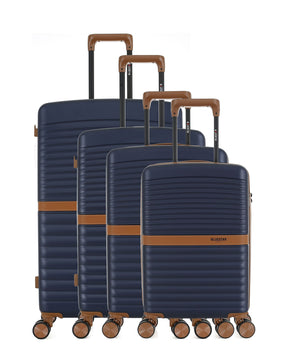 Set de 4 Valises Rigides Grand Format, Week-end, Cabine et Cabine XS BELAIR-O