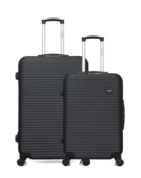 2er-Pack - Großer Koffer und mittelgroßer Koffer LONDON