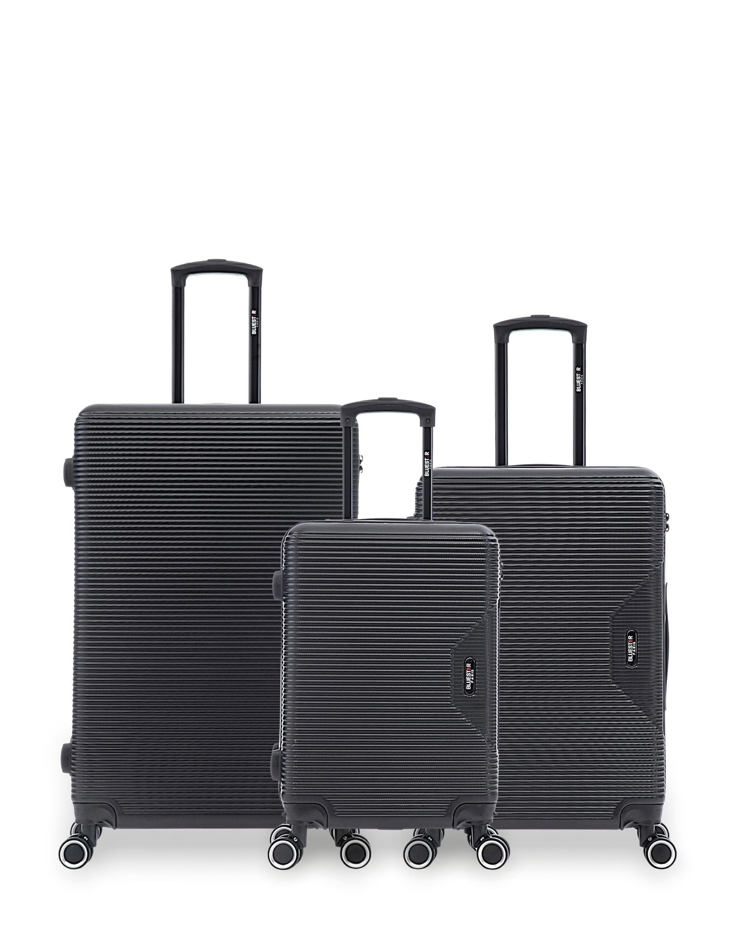 Lot de 3 Valises Rigides Grand Format, Taille Moyenne et Cabine WAGRAM