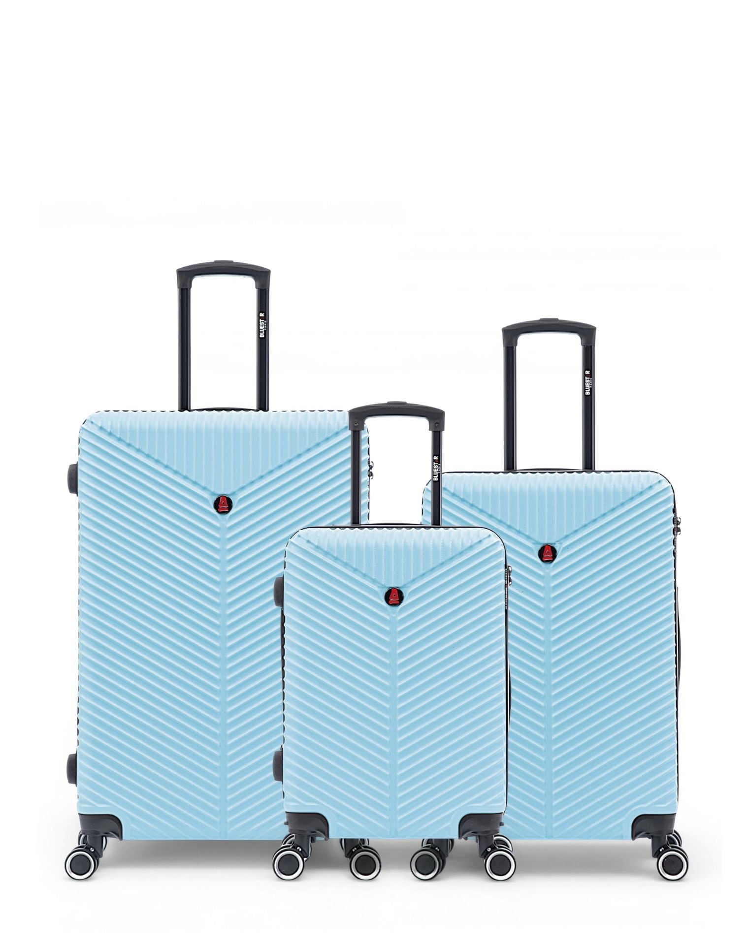 Lot de 3 Valises Rigides Grand Format, Taille Moyenne et Cabine GAITE