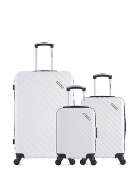 3er-Hartschalenkofferset - Großer Koffer, Handgepäck und Handgepäck XXS CITE