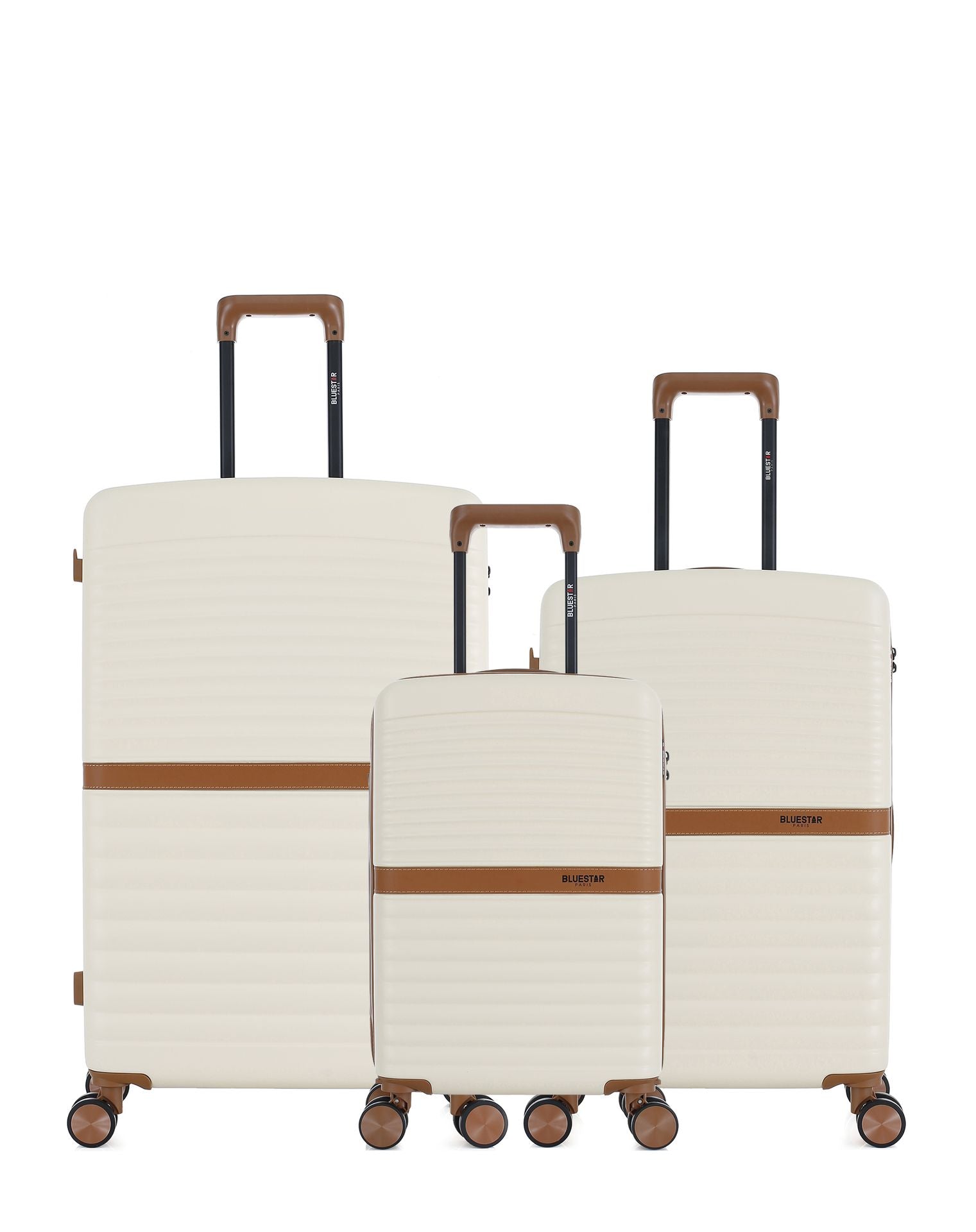 Lot de 3 Valises Rigides Grand Format, Week-end et Cabine XS BELAIR