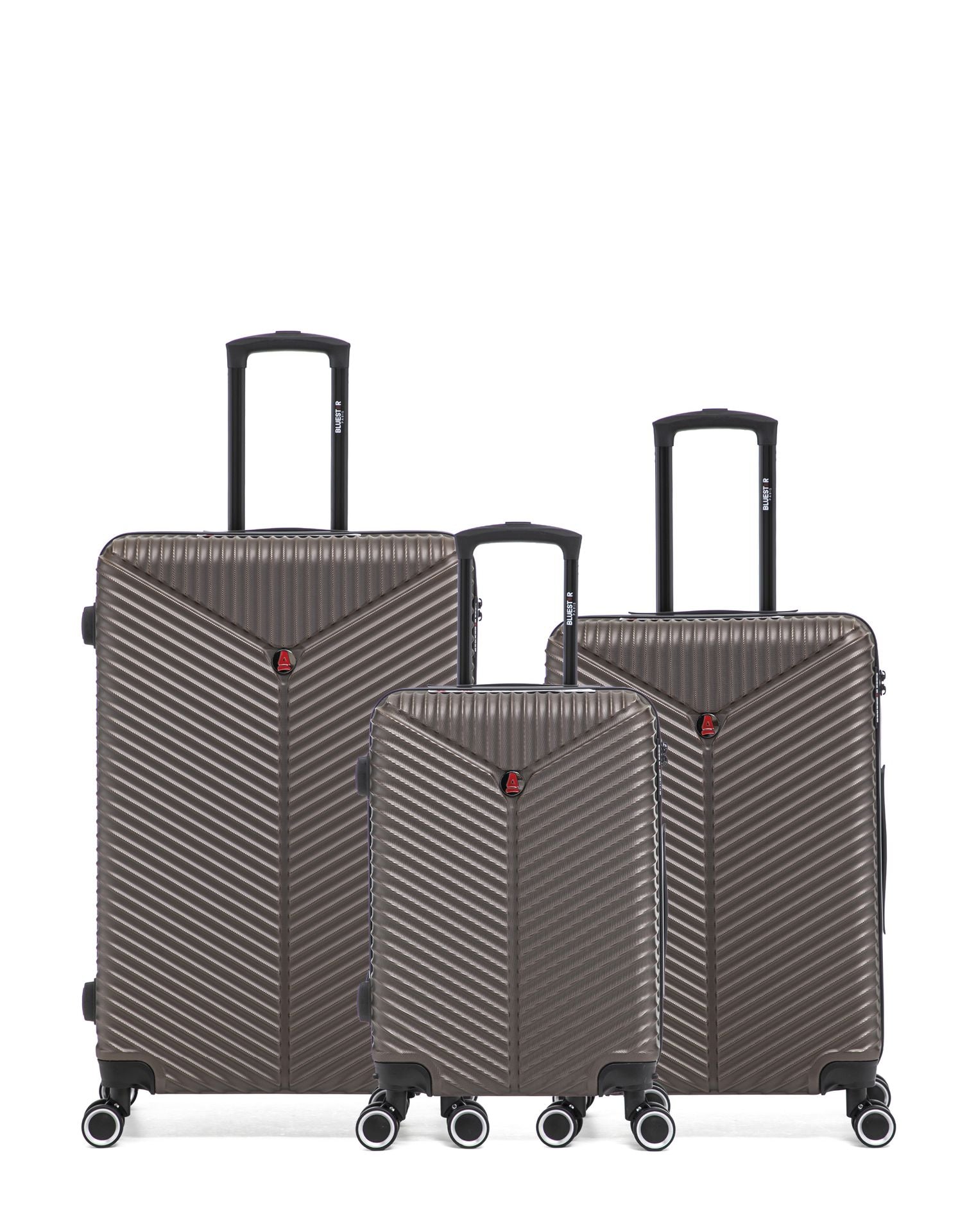 Lot de 3 Valises Rigides Grand Format, Taille Moyenne et Cabine GAITE