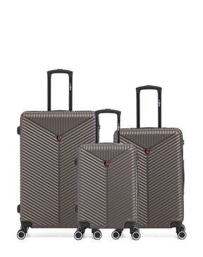 Lot de 3 Valises Rigides Grand Format, Taille Moyenne et Cabine GAITE