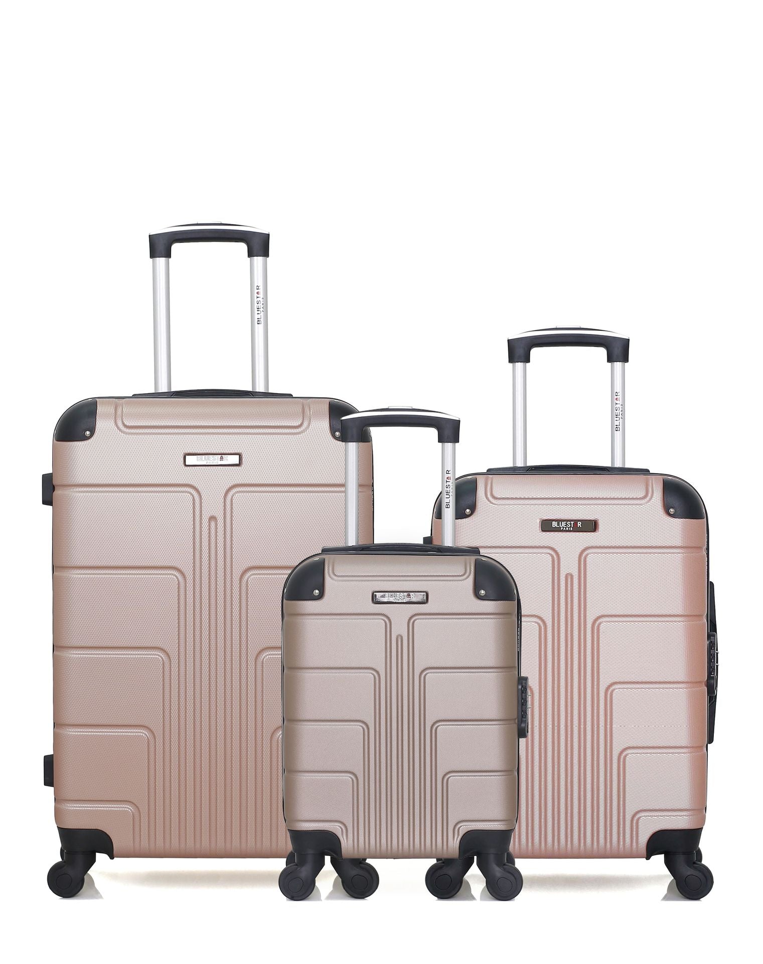 BLUESTAR – 3er-Pack – Mittelgroßer Koffer, Handgepäck und Handgepäck XXS OTTAWA