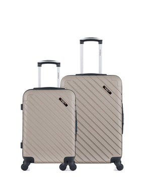2er-Pack – Mittelgroßer Koffer und Handgepäck CITÉ