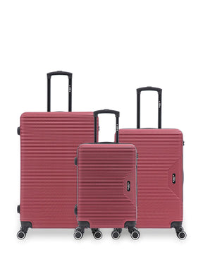 Lot de 3 Valises Rigides Grand Format, Taille Moyenne et Cabine WAGRAM