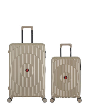 Lot de 2 Valises Rigides Grand Format et Cabine ODEON