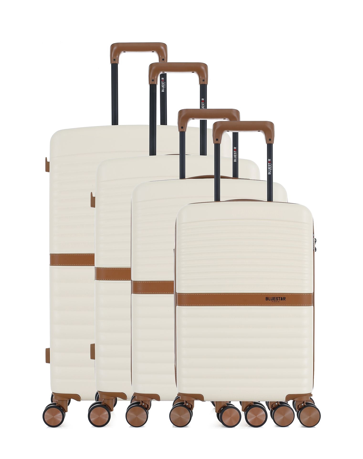 Set de 4 Valises Rigides Grand Format, Week-end, Cabine et Cabine XS BELAIR-O