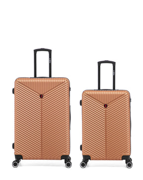 Lot de 2 Valises Rigides Grand Format et Taille Moyenne GAITE