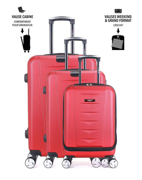 3er-Kofferset AJACCIO