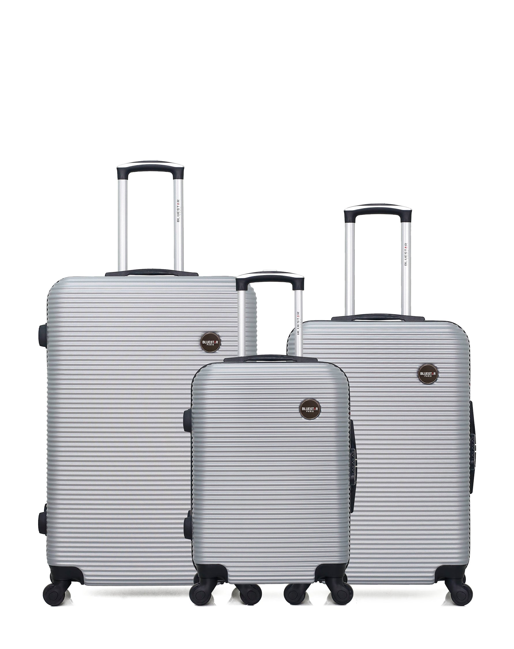 BLUESTAR – 3er-Pack – Großer Koffer, mittelgroßer Koffer und Handgepäck LONDON