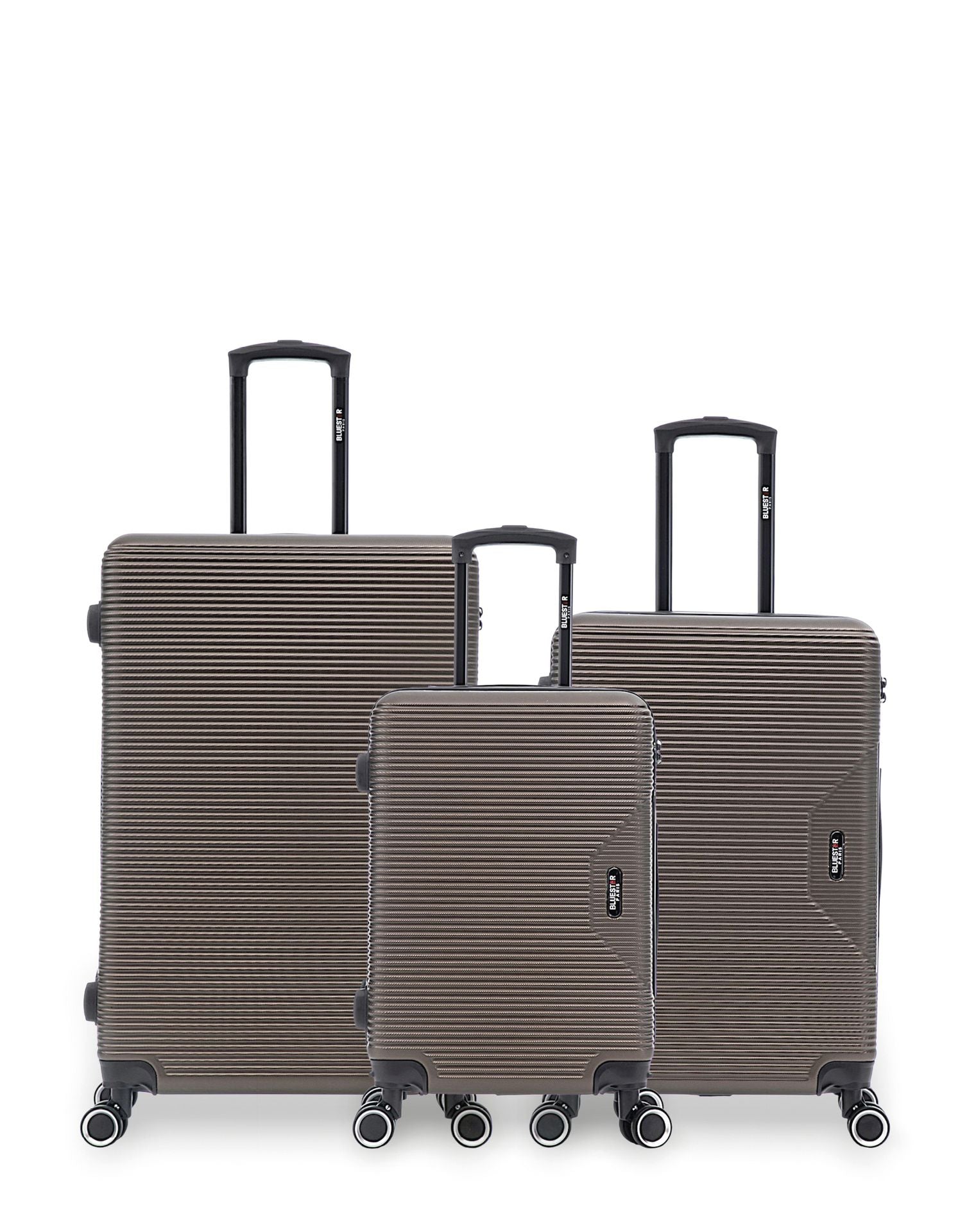 Lot de 3 Valises Rigides Grand Format, Taille Moyenne et Cabine WAGRAM