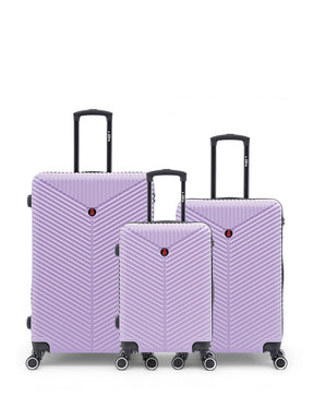 Lot de 3 Valises Rigides Grand Format, Taille Moyenne et Cabine GAITE