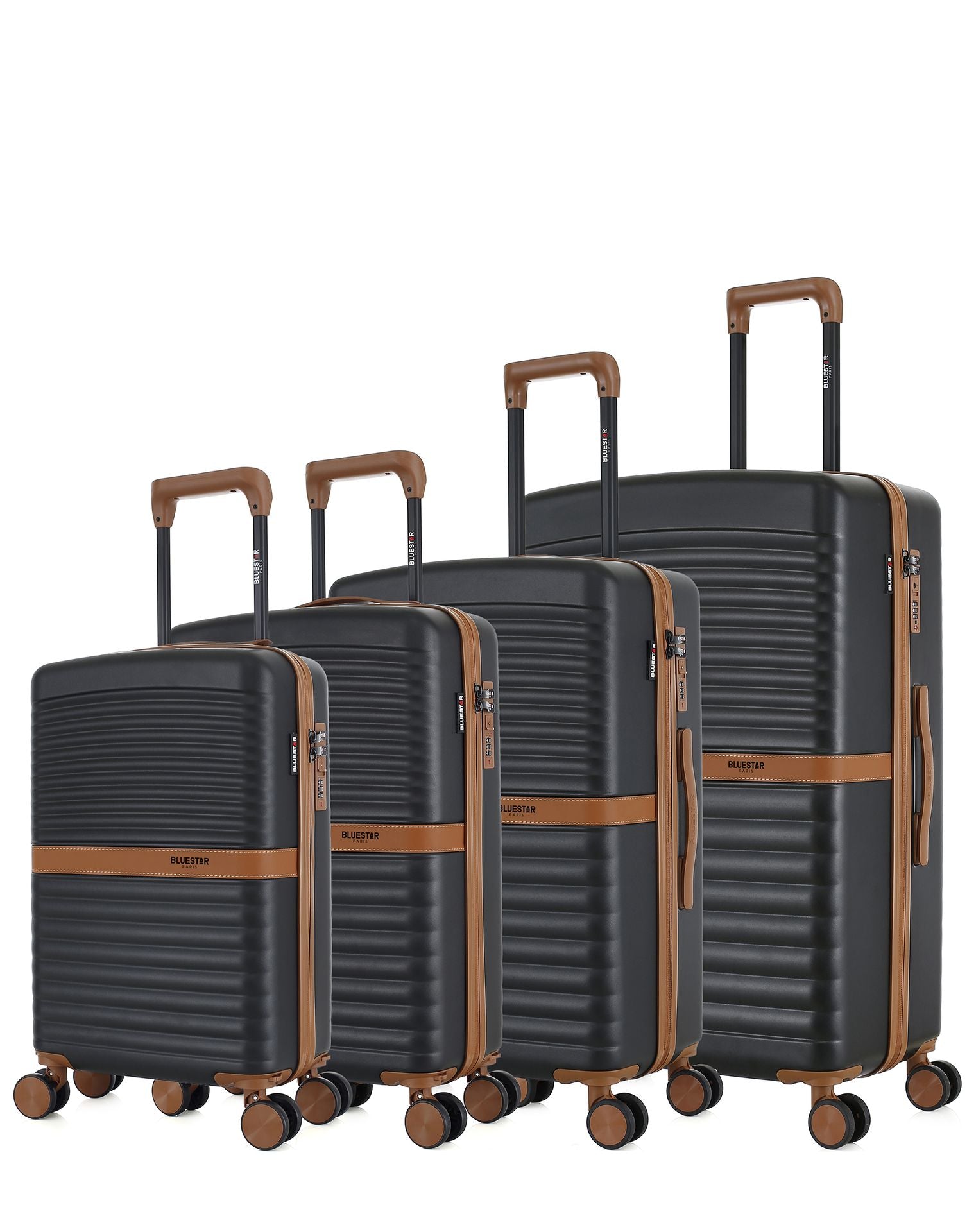 Set de 4 Valises Rigides Grand Format, Week-end, Cabine et Cabine XS BELAIR-O