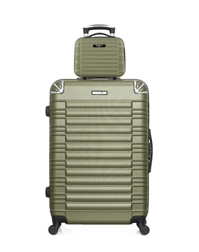 Hartschalenkofferset - Großer Koffer und Kosmetikkoffer Lima