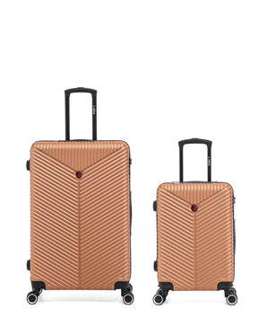 Lot de 2 Valises Rigides Grand Format et Cabine GAITE
