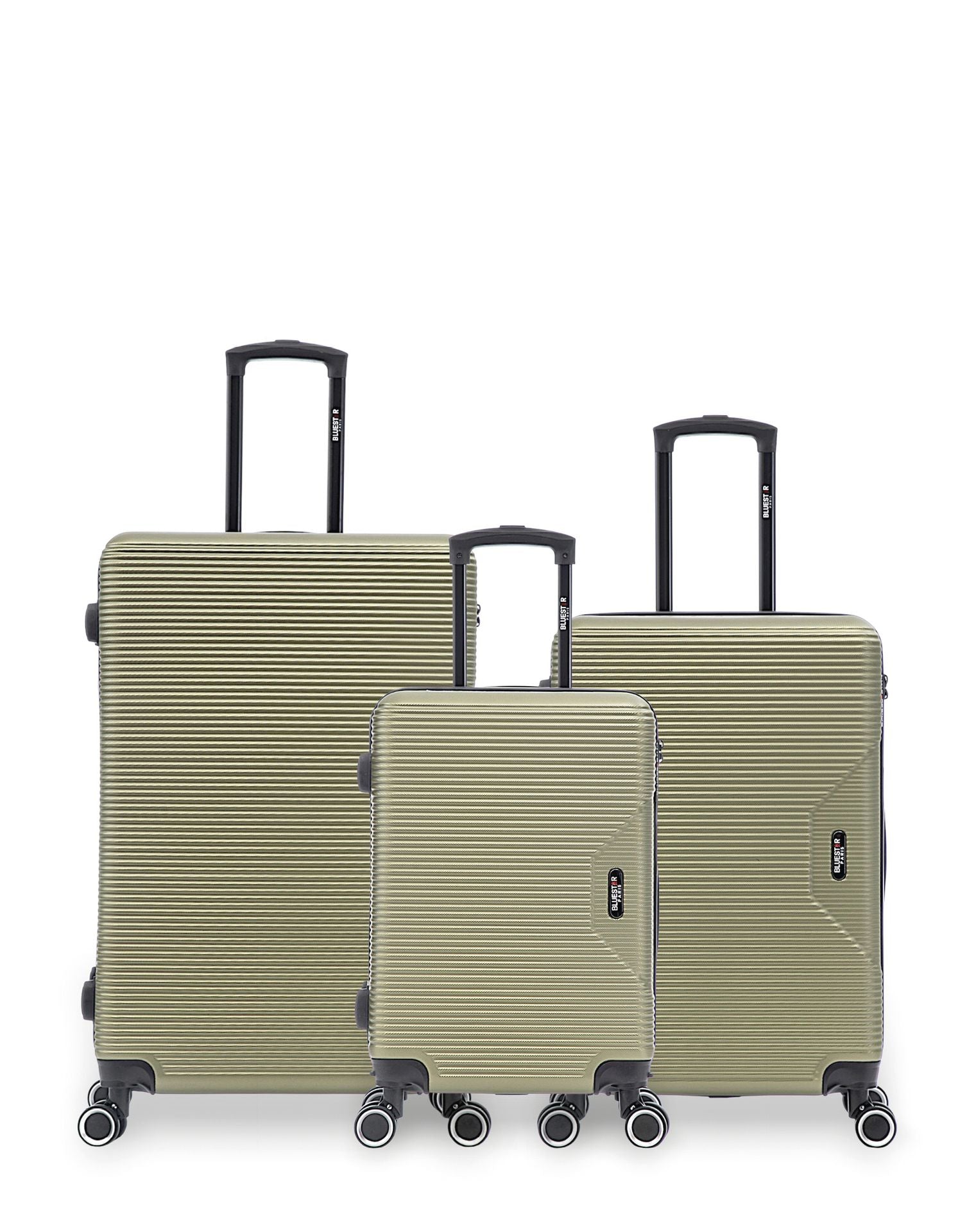 Lot de 3 Valises Rigides Grand Format, Taille Moyenne et Cabine WAGRAM