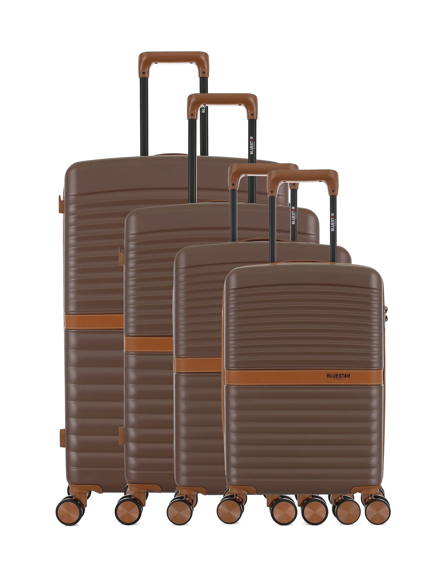 Set de 4 Valises Rigides Grand Format, Week-end, Cabine et Cabine XS BELAIR-O