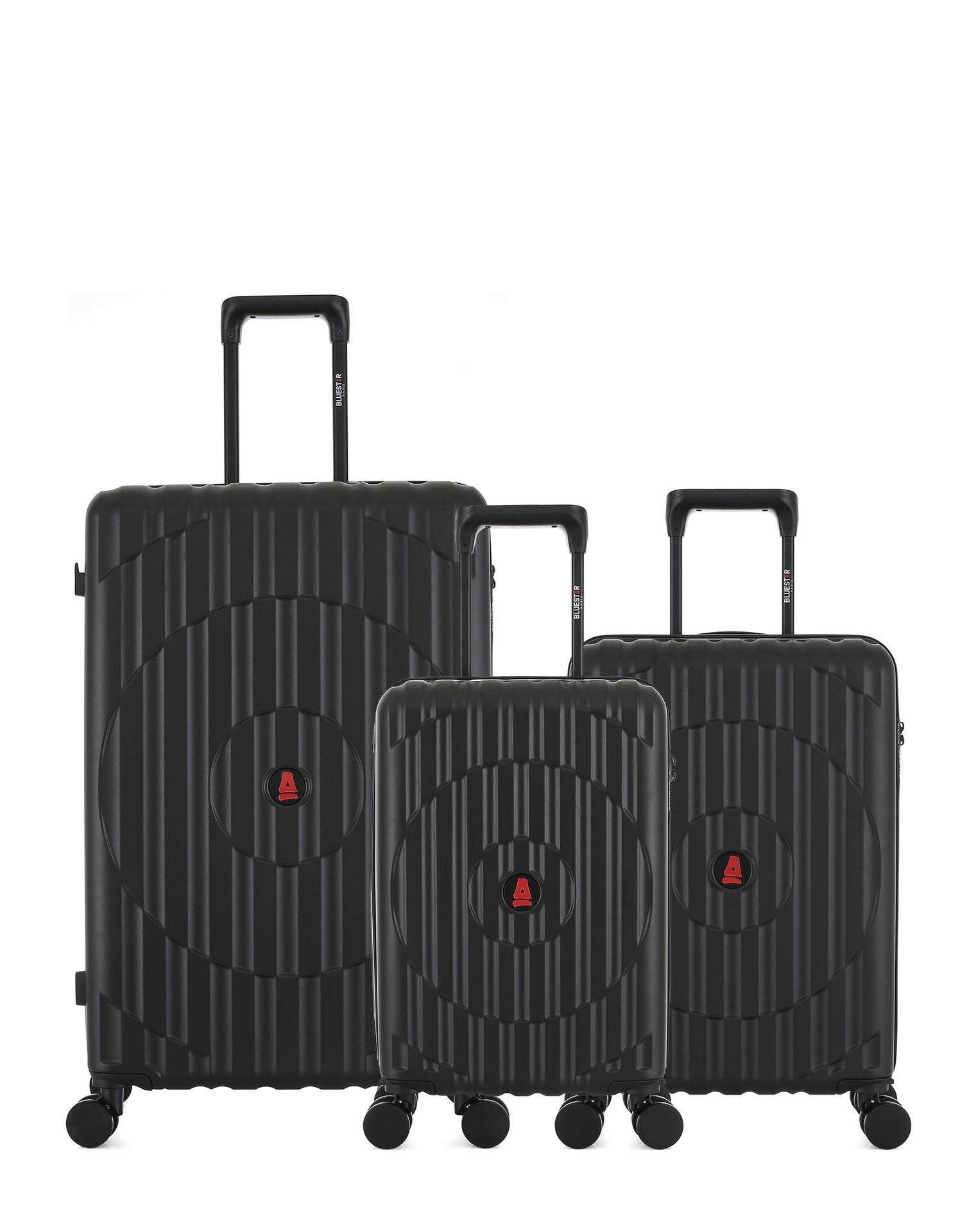 Lot de 3 Valises Rigides Grand Format, Cabine et Cabine XS ODEON