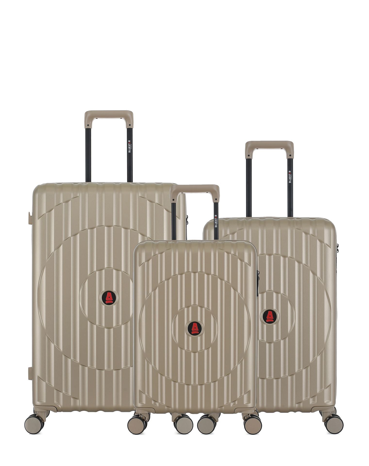 Lot de 3 Valises Rigides Grand Format, Taille Moyenne et Cabine ODEON