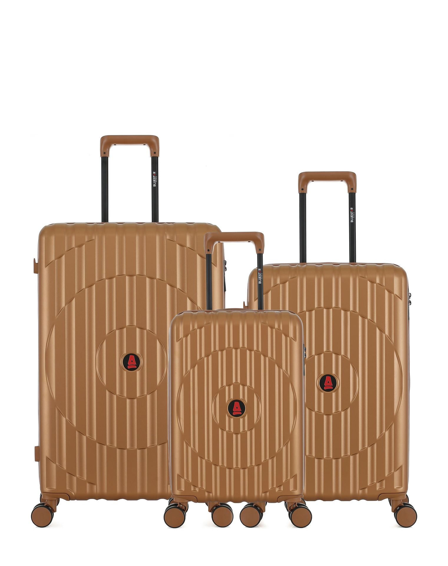 Lot de 3 Valises Rigides Grand Format, Taille Moyenne et Cabine XS ODEON