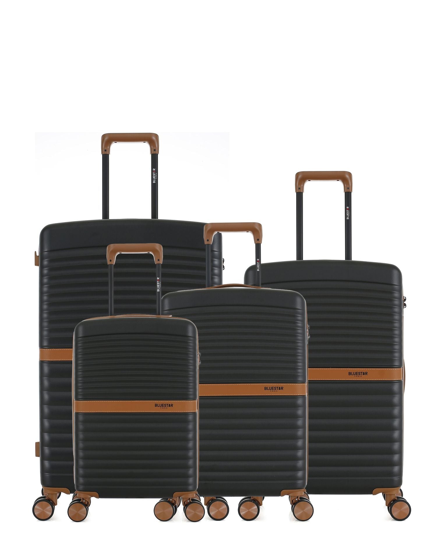 Lot de 4 Valises Rigides Grand Format, Week-end, Cabine et Cabine XS BELAIR