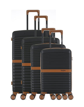 Set de 4 Valises Rigides Grand Format, Week-end, Cabine et Cabine XS BELAIR-O