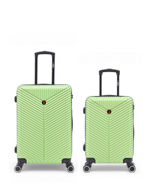 Lot de 2 Valises Rigides Taille Moyenne et Cabine GAITE