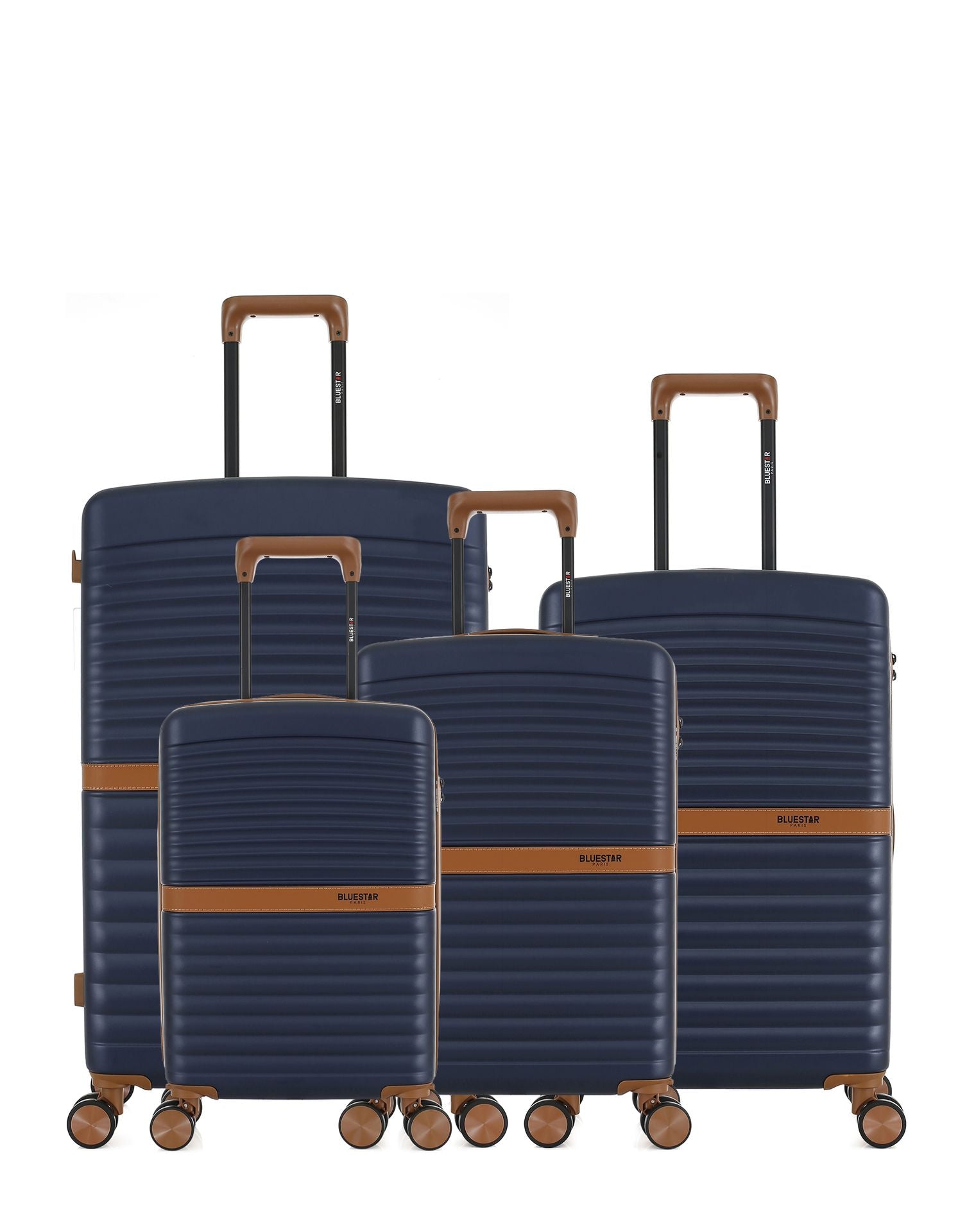 Lot de 4 Valises Rigides Grand Format, Week-end, Cabine et Cabine XS BELAIR